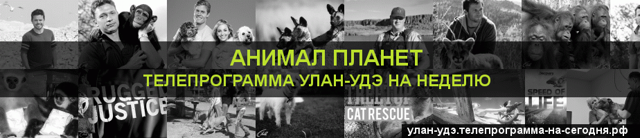 Телепрограмма на неделю канала Анимал Планет, Улан-Удэ